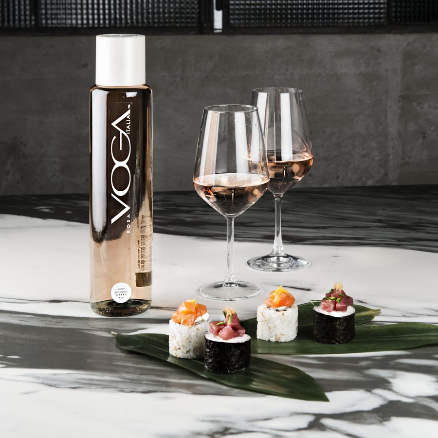 VOGA Ros&eacute; in abbinamento con sushi